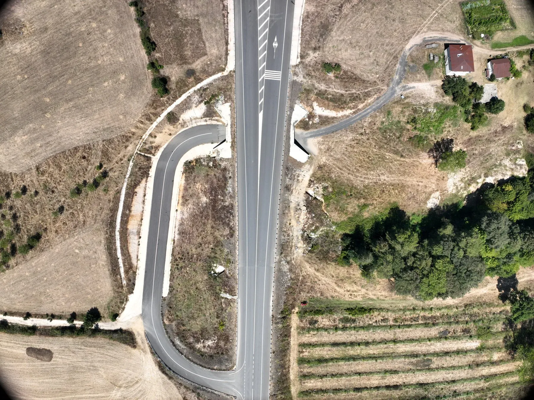 Survey of wind farm access roads