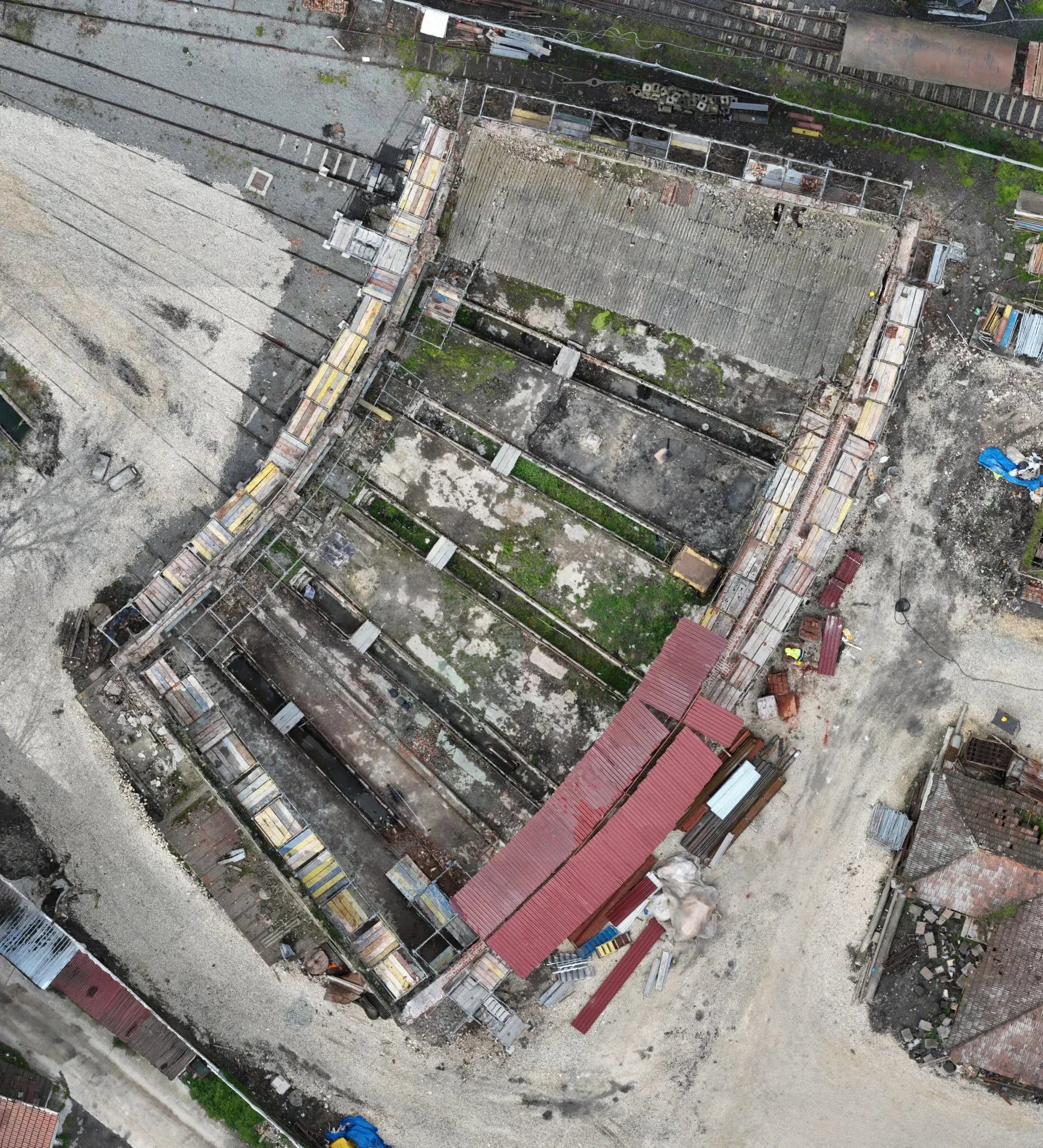 Measured survey of a historic station building