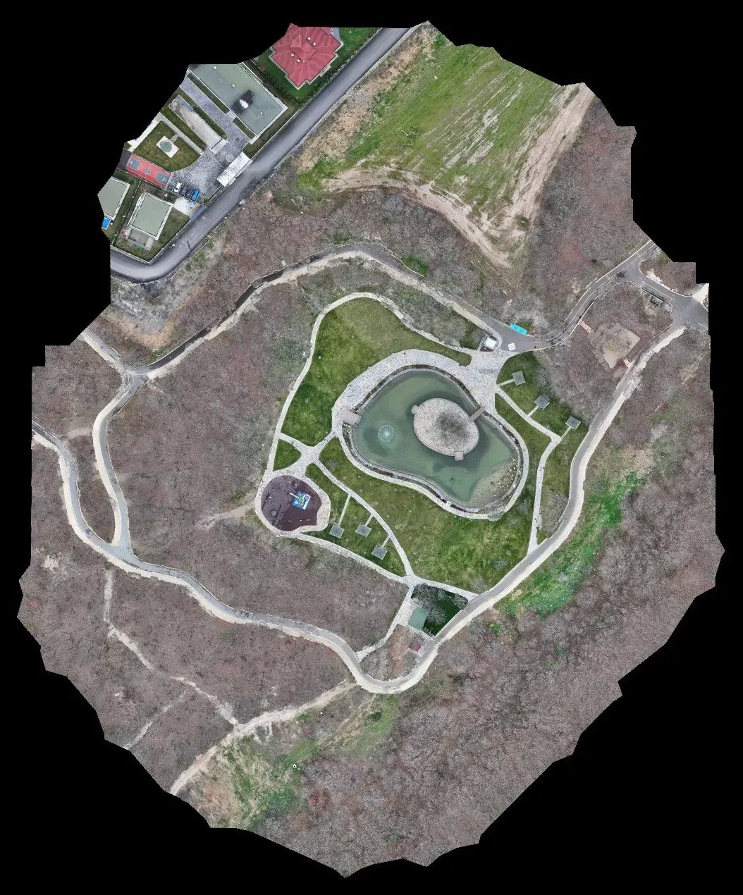 LiDAR elevation survey for park areas