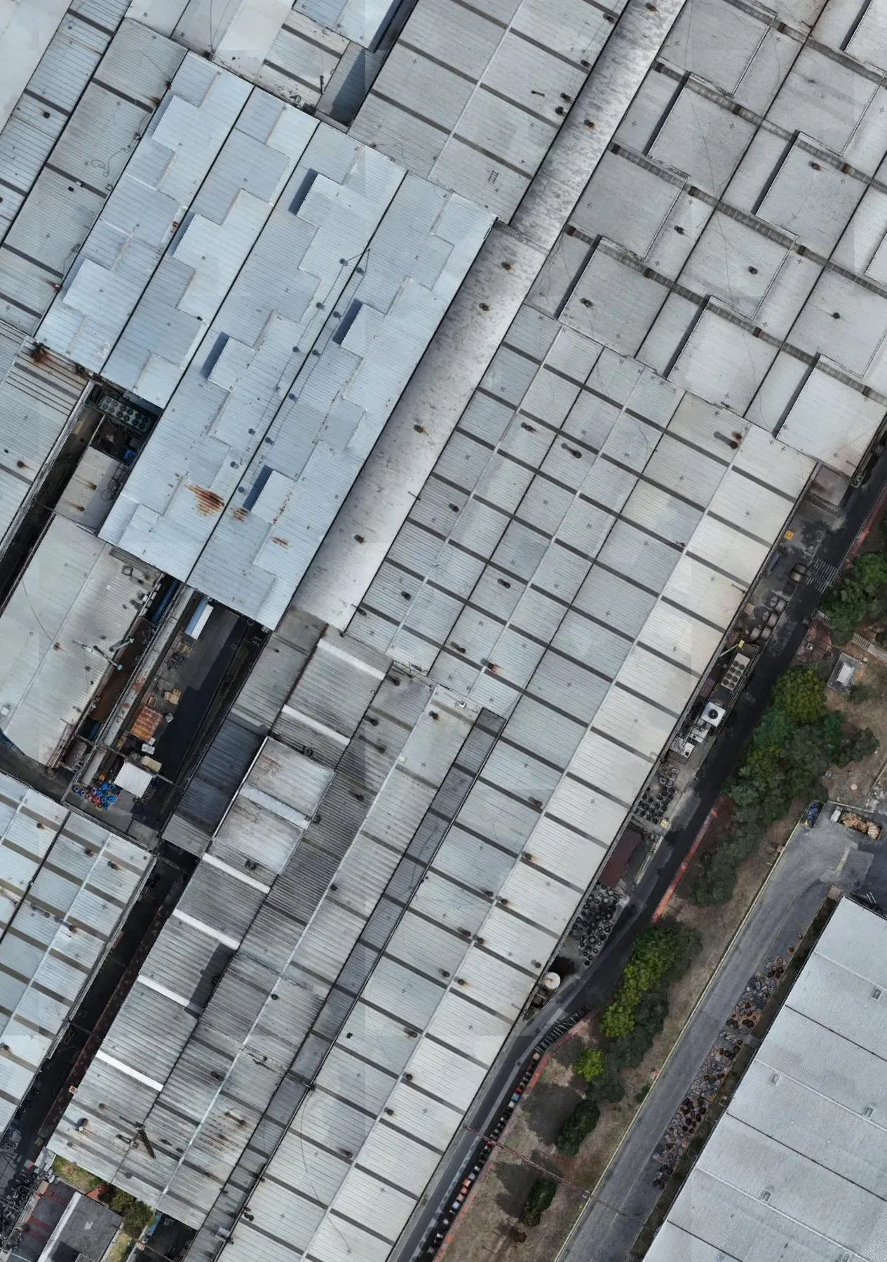 Area survey and 3D model of an industrial site