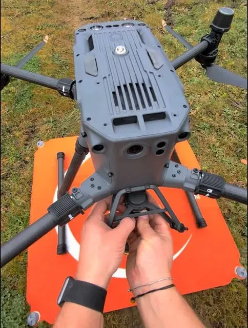 Preparación del Matrice 350 RTK antes del vuelo